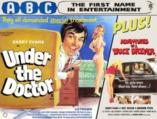 SOTTO IL MEDICO /AVVENTURE DI UN TASSISTA quad poster stampa 30x40" OMAGGIO P&P