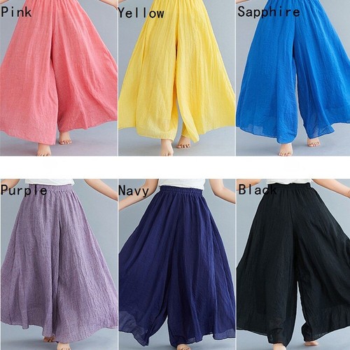 Pantalone donna svasato gamba