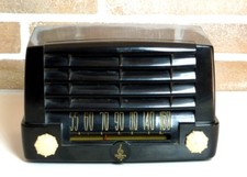 RADIO EMERSON Mod 547A-BW(1947) WAIMEA BAKELITE PLASKON VINTAGE TUBE USA VALVOLE