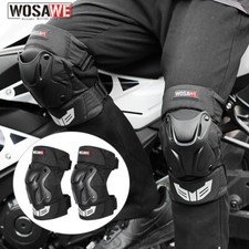 WOSAWE Ginocchiere Moto Bici Gambe Tutore Protezione Supporto Parastinchi