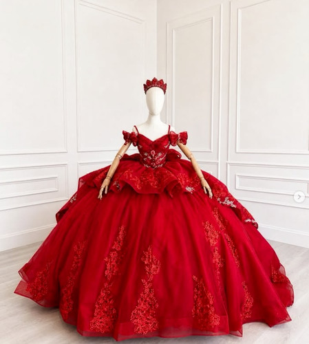 Abito ballo rosso - da,