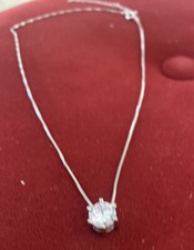 collana punto luce diamante