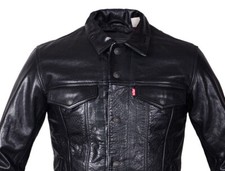 Levis - Giacca in pelle di bufalo - Taglia M - Nero