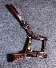 Porta cavalli in pelle pieno