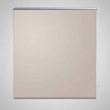 vidaXL Tenda a Rullo Oscurante 140 x 230 cm Beige