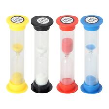 Clessidra a Sabbia IN Tubo di Plastica 3 Minuti: Colore - Nero