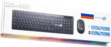 - Kit Mouse E Tastiera Wireless 2.4G Layout RU Russo | Russian Keyboard QWERTY |