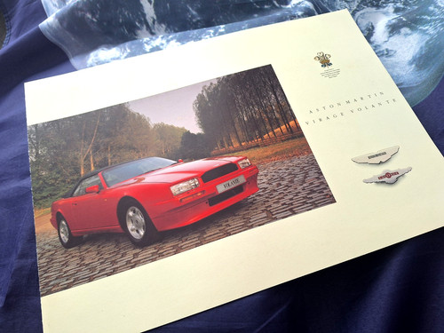 Brochure aston martin virage - brochure,