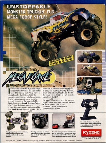 Kyosho mega force monster - kyosho,