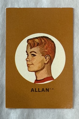 Carta fidanzato vintage allan - fidanzato,