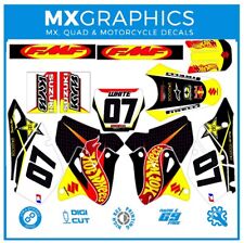 Adatto per Suzuki DRZ 400. Grafica vinile MX personalizzata, kit adesivi decalcomanie