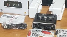 BEHRINGER U-PHORIA UM2 INTERFACCIA AUDIO CON PREAMPLIF NERO (Regalo 28€ di RCA)