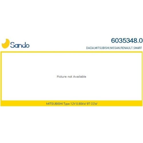 Motorino avviamento sando - d'avviamento,