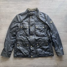 Belstaff mens black - mens, waxed