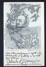 G. D'Annunzio, Cartolina