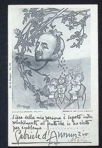 Annunzio cartolina - g.,