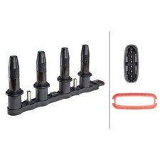 Bobina D'accensione Hella 5DA 193 175-331 per Alfa Romeo Opel Vauxhall Saturn