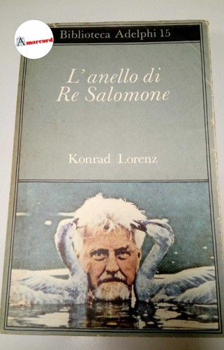 Lorenz konrad anello - lorenz, l'anello