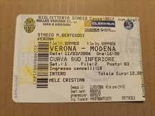 Biglietto Calcio Hellas Verona