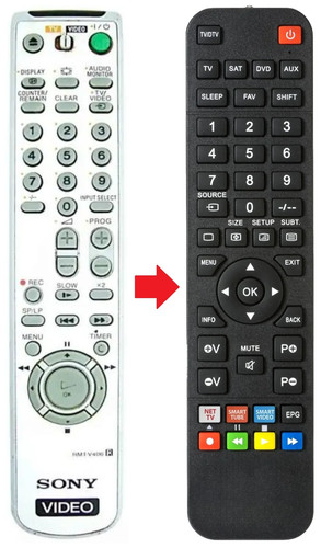 Telecomando adatto per sony - telecomando,