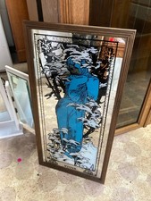 Specchio con cornice in legno