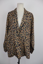 MARINA RINALDI CAMICIA BLUSA DONNA TG 25 WOMAN SHIRT CASUAL VINTAGE  LOGO SETA