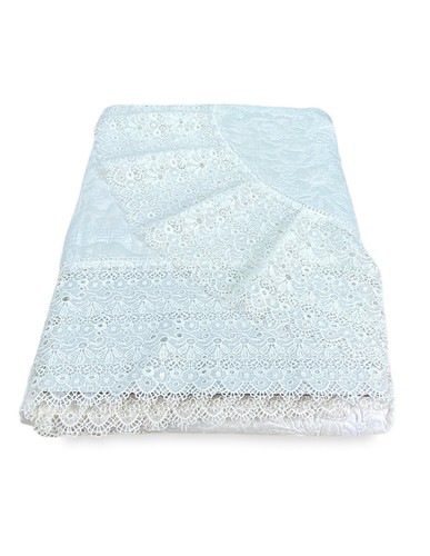 Copriletto con pizzo alto - copriletto,