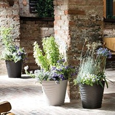 Vaso Slinky Rotondo Deroma Misura 35cm Colori assortiti vaso da arredo vaso casa