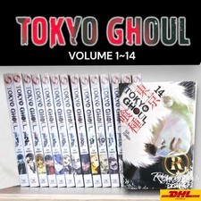 Tokyo Ghoul Manga Vol.1-14 Set Completo Sciolto/Completo Fumetti Inglese NUOVO