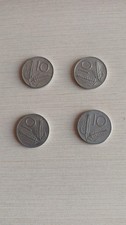 4  monete da 10 lire italiane