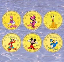 MONETE WALT DISNEY CENTENARIO 6 PEZZI