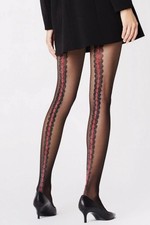 Collant fantasia Fiore Corallo