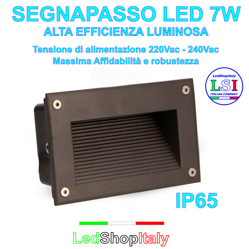Segnapasso led luce - led, 7w