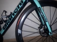 RUOTE BICI DA CORSA IN CARBONIO DISC COPERTONCINO TLR VISION 40 DB SC NUOVE