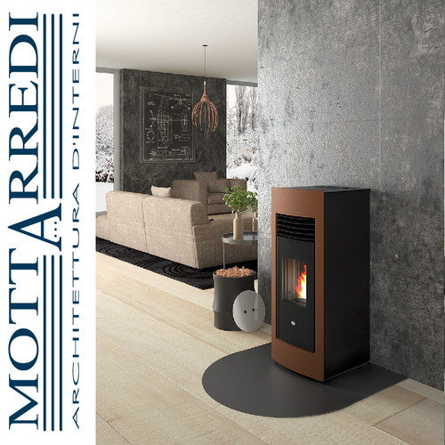 Stufa pellet doppia - stufa, a