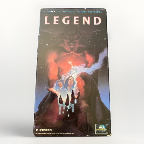 Legend vhs 1986 ridley scott - vhs,