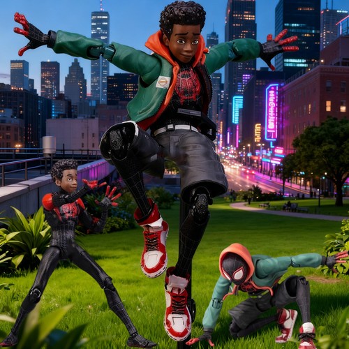 Miles morales action - miles, figure