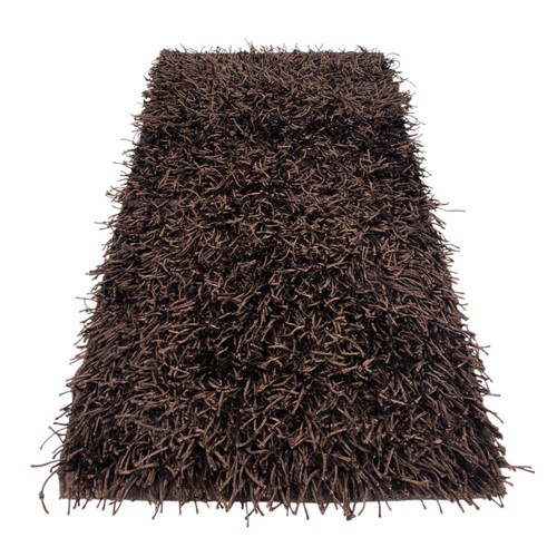 Tappeto shaggy marrone moderno - shaggy,