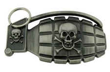 Fibbia cintura granata US