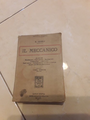 Raro manuale hoepli - raro, il