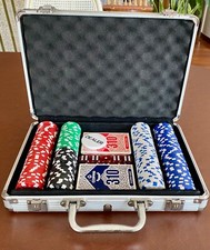 Valigetta Poker Completa con Fiches da 12g + 2 Mazzi Carte Copag 310 Sigillate