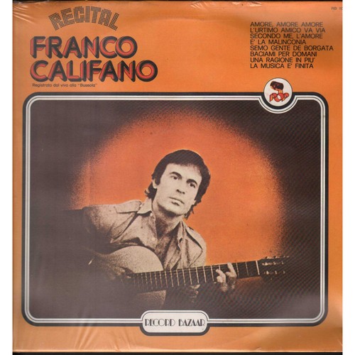 Franco califano lp - califano, ‎‎lp