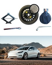 Ruotino di Scorta 18" Per Tesla Model 3 con Cric Chiave Sacca diametro 66x15cm