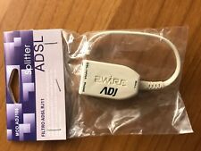 Filtro ADSL RJ11 ADJ splitter telefonico adattatore sdoppiatore telefono fax