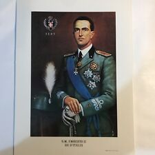 Cartoncino Re Umberto II di Savoia-,monarchia,Regno D’Italia Cm. 16x22