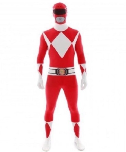 Costume morphsuit rosso - costume, power