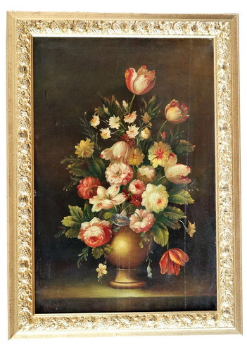 Dipinto vaso fiori - dipinto, "vaso
