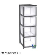 Cassettiera cover line grigia - cassettiera,