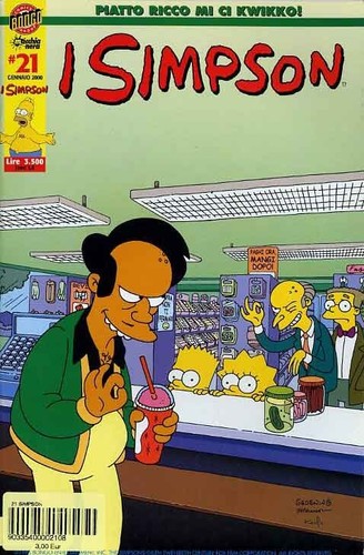Fumetto simpson numero 21 - fumetto,