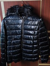 PIUMINO DA BAMBINA/RAGAZZA nero con cappuccio